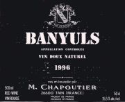 Banyuls-Chapoputiers 1996
